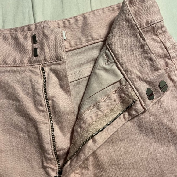 Chic Pink Carpenter Shorts - Picture 3 of 8